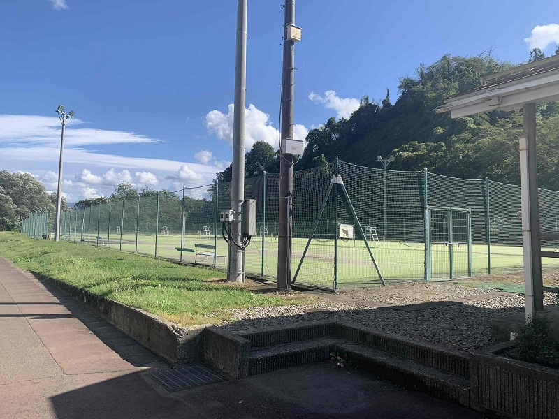 八乙女運動公園テニスコート　概観写真