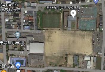 湯のまちグラウンド　地図