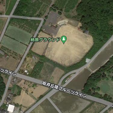 柿原グラウンド　地図