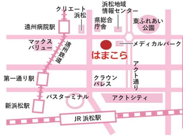 はまこら（市民協働センター）　地図