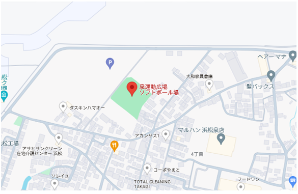 泉運動場（子ども用）　地図