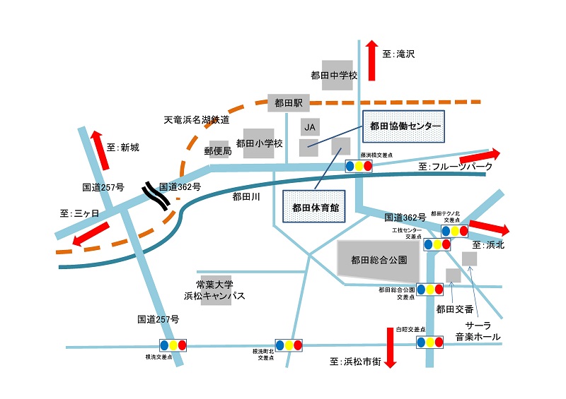 都田協働センター　地図