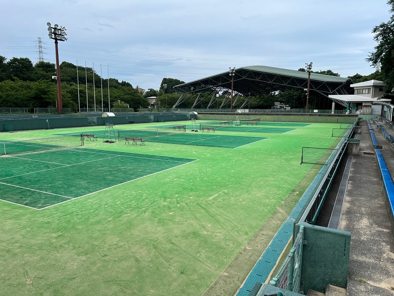 浜松新電力テニスコート（花川運動公園）　概観写真