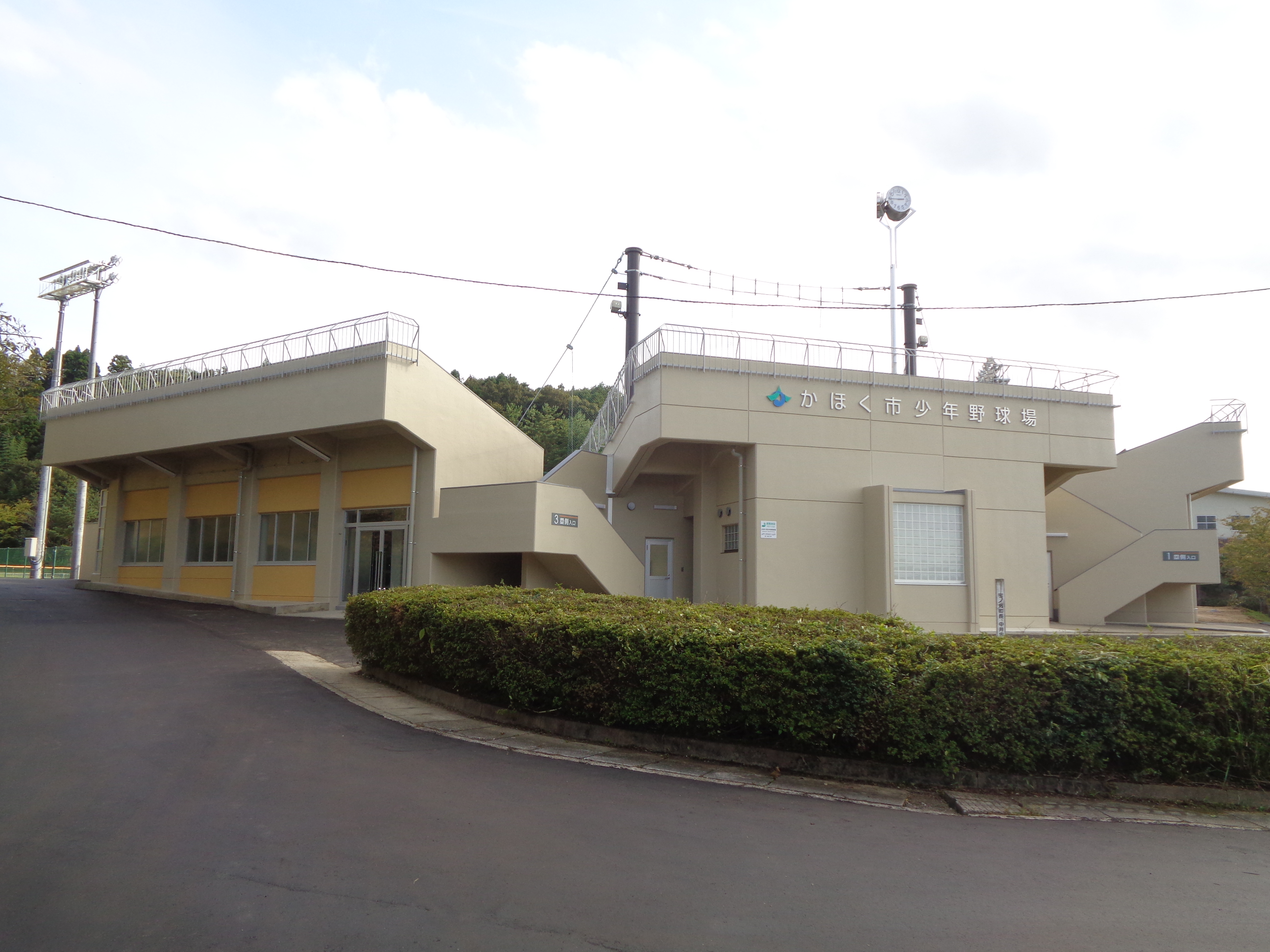 かほく市少年野球場　概観写真